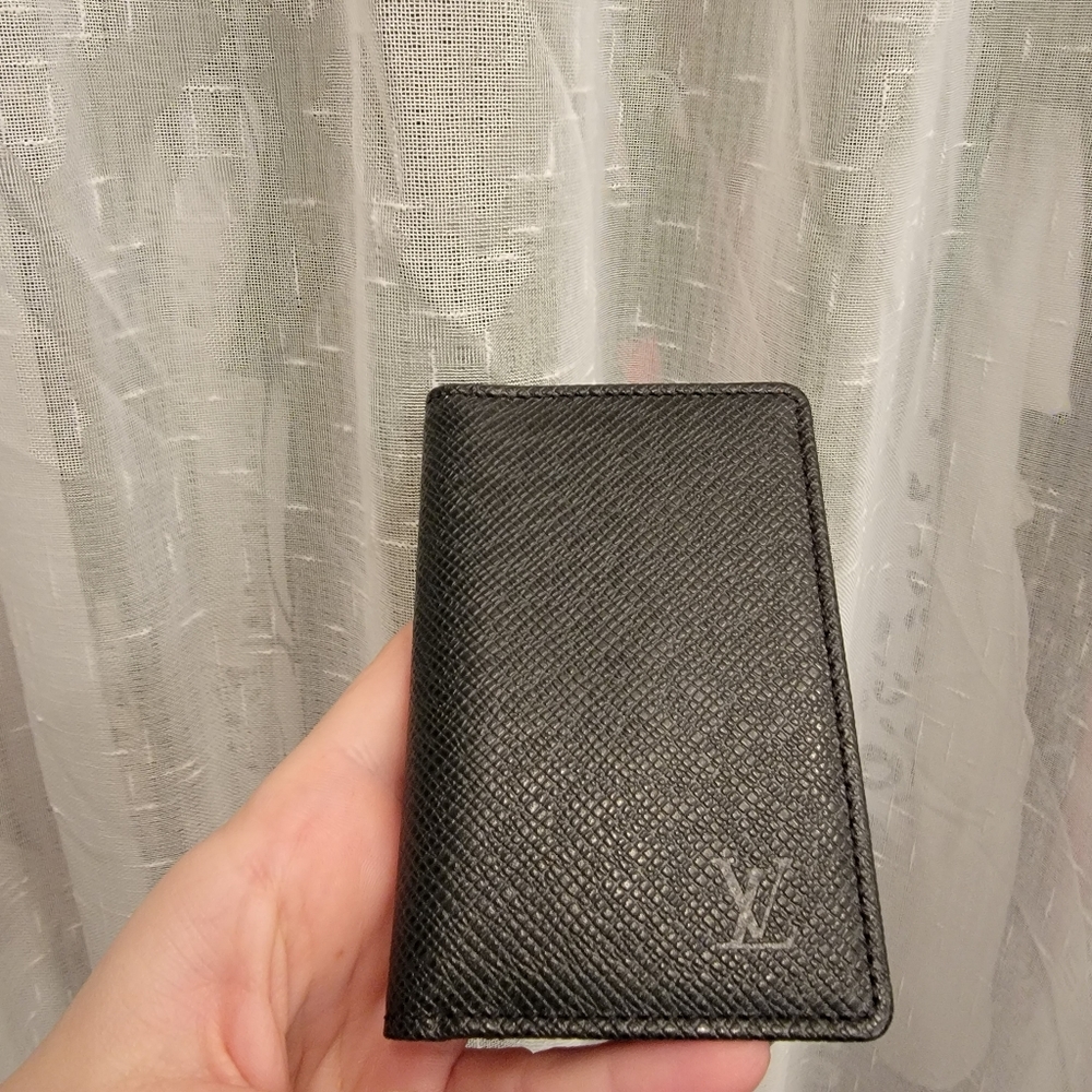 Louis Vuitton Black Leather Wallet NWT